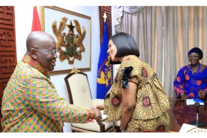 President Nana Addo Dankwa Akufo-Addo with EC boss Jean Mensa